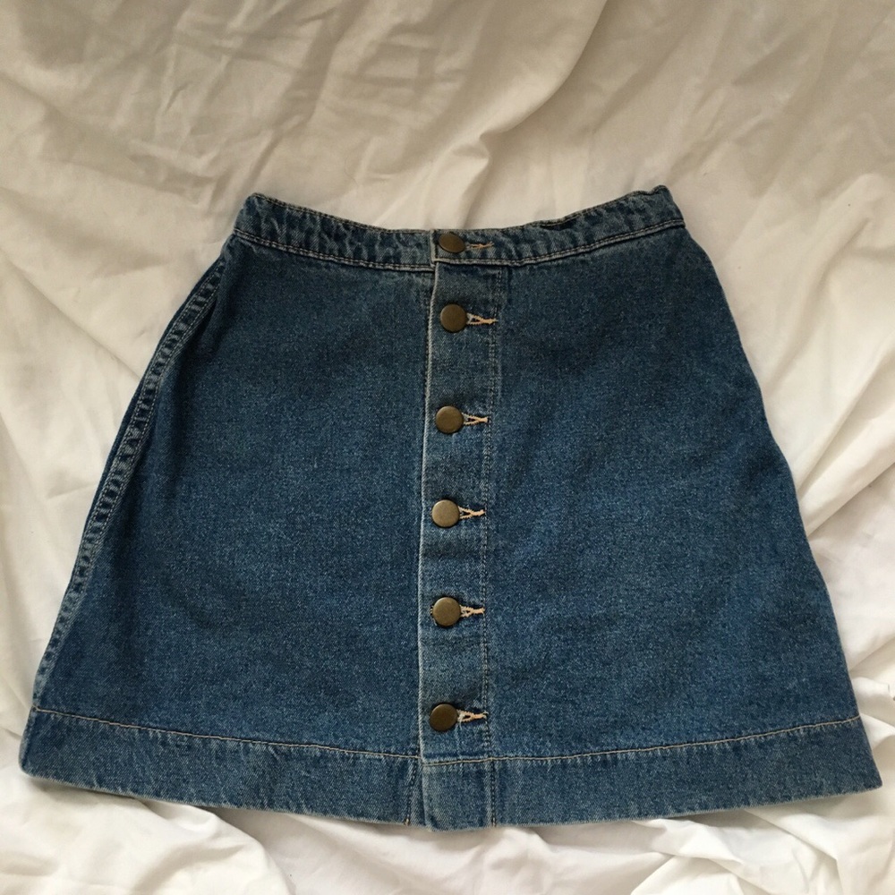 AA DENIM MINI SKIRT